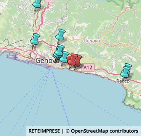 Mappa Via Gabriele Rossetti, 16148 Genova GE, Italia (5.79333)