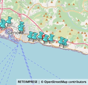 Mappa Via Gabriele Rossetti, 16148 Genova GE, Italia (3.85583)