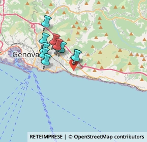 Mappa Via Gabriele Rossetti, 16148 Genova GE, Italia (2.87909)