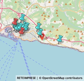 Mappa Via Gabriele Rossetti, 16148 Genova GE, Italia (4.11769)