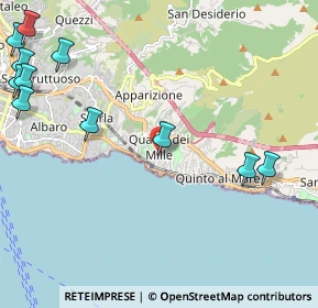 Mappa Via Gabriele Rossetti, 16148 Genova GE, Italia (3.07455)