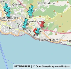 Mappa Via Gabriele Rossetti, 16148 Genova GE, Italia (2.3225)
