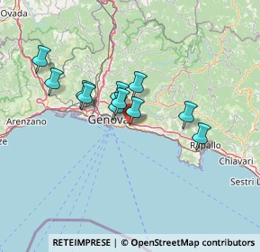 Mappa Via Gabriele Rossetti, 16148 Genova GE, Italia (11.07091)