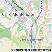 Hartă Cairo Montenotte