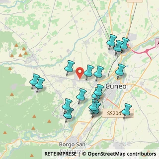 Mappa Via del Corno, 12010 Cervasca CN, Italia (3.92278)