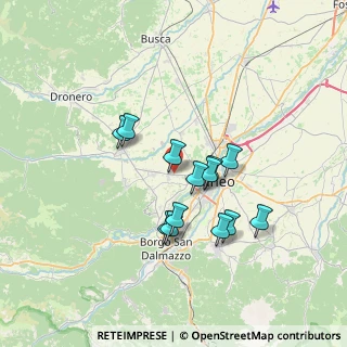 Mappa Via del Corno, 12010 Cervasca CN, Italia (5.89692)