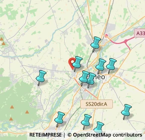 Mappa Via Molino Morra, 12100 Cuneo CN, Italia (4.34182)