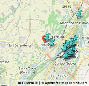 Mappa Via Molino Morra, 12100 Cuneo CN, Italia (2.18529)