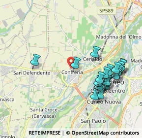 Mappa Via Molino Morra, 12100 Cuneo CN, Italia (2.1305)