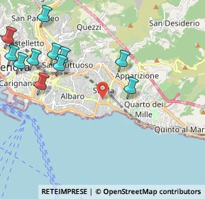 Mappa Via Federico Sclopis, 16147 Genova GE, Italia (2.64545)
