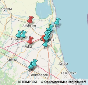 Mappa Via Fiume Montone Abbandonato, 48124 Ravenna RA, Italia (11.62)