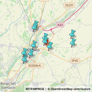 Mappa Via Torre Acceglio, 12100 Cuneo CN, Italia (3.31182)