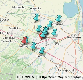 Mappa SP7, 48032 Cotignola RA, Italia (8.222)