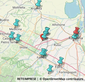 Mappa SP7, 48032 Cotignola RA, Italia (17.27071)
