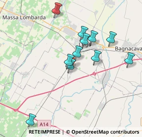 Mappa SP7, 48032 Cotignola RA, Italia (3.52818)