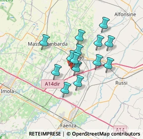 Mappa SP7, 48032 Cotignola RA, Italia (5.235)