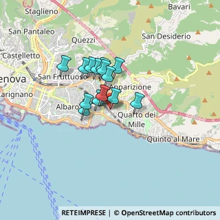 Mappa Via Conforti, 16147 Genova GE, Italia (1.08267)