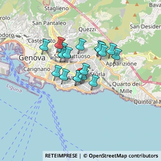 Mappa Via Emanuele Strasserra, 16146 Genova GE, Italia (1.29889)