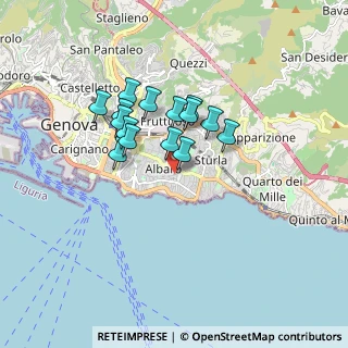 Mappa Via Emanuele Strasserra, 16146 Genova GE, Italia (1.32333)