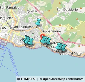 Mappa , 16147 Genova GE, Italia (1.44588)