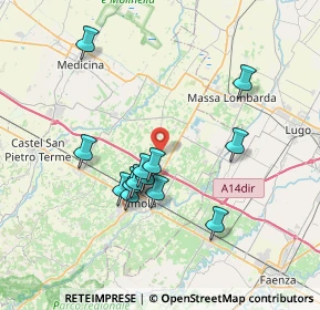 Mappa Via Correcchiello, 40026 Imola BO, Italia (6.71077)