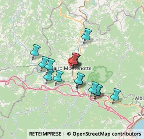 Mappa Str. Privata II, 17014 Cairo Montenotte SV, Italia (5.60333)