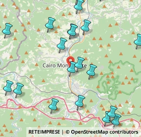 Mappa Corso Brigate Partigiane, 17014 Cairo Montenotte SV, Italia (5.3435)