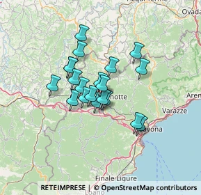 Mappa Corso Brigate Partigiane, 17014 Cairo Montenotte SV, Italia (9.561)