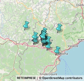 Mappa Corso Brigate Partigiane, 17014 Cairo Montenotte SV, Italia (5.1245)