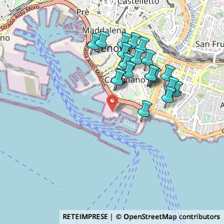 Mappa Via dei pescatori Porto di Genova, 16128 Genova GE, Italia (0.9235)