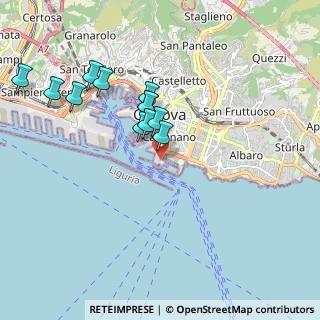 Mappa Via dei pescatori Porto di Genova, 16128 Genova GE, Italia (1.78417)