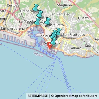 Mappa Via dei pescatori Porto di Genova, 16128 Genova GE, Italia (1.74091)