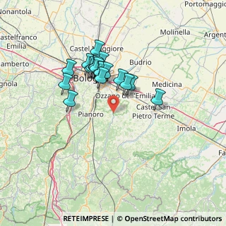 Mappa Via Idice, 40064 Ozzano dell'Emilia BO, Italia (11.9975)