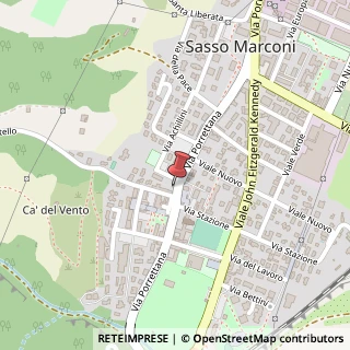Mappa Via Porrettana, 278, 40037 Sasso Marconi, Bologna (Emilia Romagna)