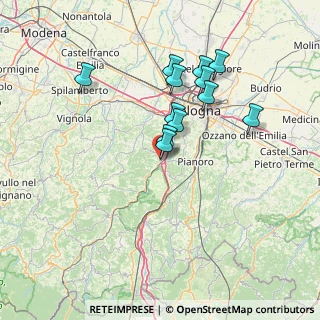 Mappa Via Helston, 40037 Sasso Marconi BO, Italia (12.75833)