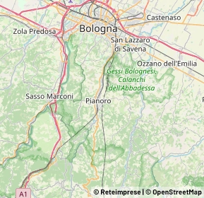 Mappa 40065 Pianoro BO, Italia (8.7095)