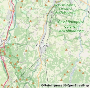 Mappa 40065 Pianoro BO, Italia (3.5565)