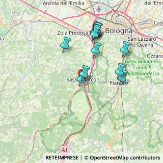 Mappa Via Bertacchi Arrigo, 40037 Sasso Marconi BO, Italia (7.25083)