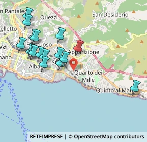 Mappa Via S. Gerolamo di Quarto, 16147 Genova GE, Italia (2.14118)
