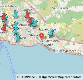Mappa Via S. Gerolamo di Quarto, 16147 Genova GE, Italia (2.57143)