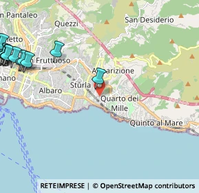 Mappa Via S. Gerolamo di Quarto, 16147 Genova GE, Italia (3.76278)