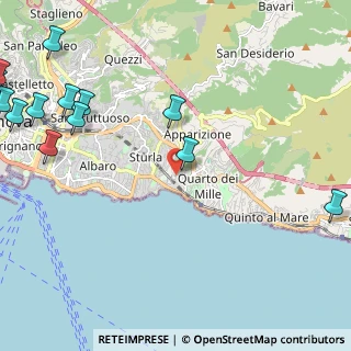 Mappa Via S. Gerolamo di Quarto, 16147 Genova GE, Italia (3.39077)