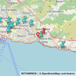 Mappa Via S. Gerolamo di Quarto, 16147 Genova GE, Italia (2.68818)