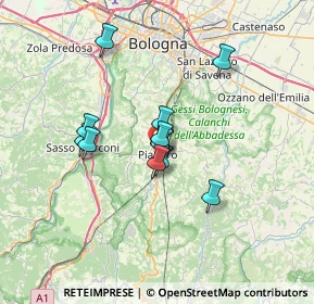 Mappa Via dell'Artigianato, 40065 Pianoro BO, Italia (5.0125)