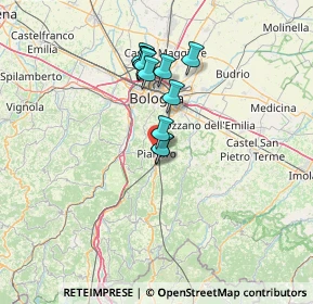 Mappa Via dell'Artigianato, 40065 Pianoro BO, Italia (10.77583)