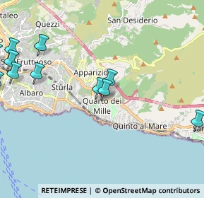 Mappa Via Stefano Prasca, 16148 Genova GE, Italia (2.89417)