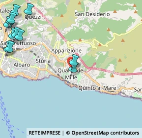 Mappa Via Stefano Prasca, 16148 Genova GE, Italia (3.22167)