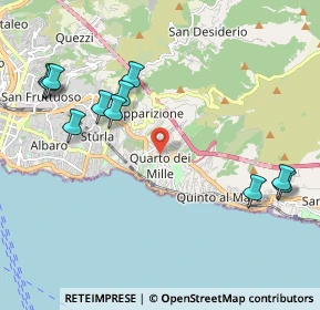 Mappa Via Stefano Prasca, 16148 Genova GE, Italia (2.42636)