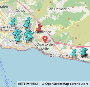 Mappa Via Stefano Prasca, 16148 Genova GE, Italia (2.51733)