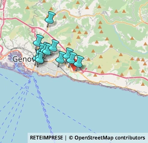 Mappa Via Stefano Prasca, 16148 Genova GE, Italia (3.06846)